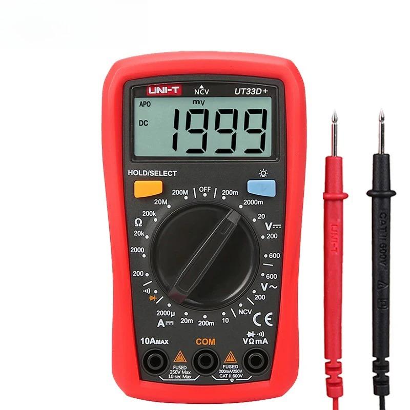 UT33A UT33B UT33C UT33D Plus Pocket Multimeter Digital Ammeter Voltmeter Professional Resistance Measure Multi Meter Tools