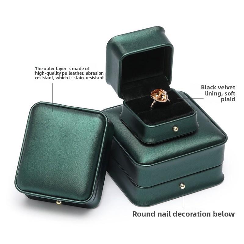 Jewelry box, slim waist crown ring box, jewelry necklace box, premium pendant necklace box