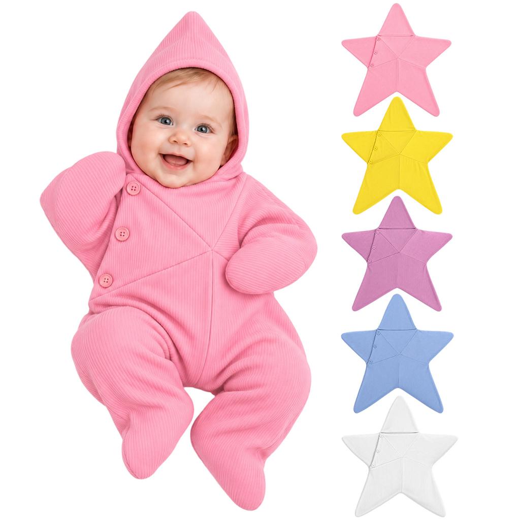 Print Sleeping Bag Set with Pajamas Infant Sleepwear for Bedtime and Naps