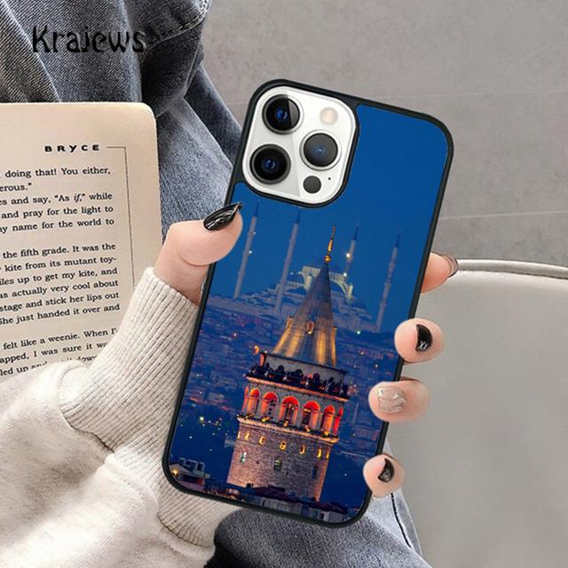 Turkey Istanbul Scenery Building Soft Phone Case For iPhone 17 Air 16 15 14 Max Plus 11 12 13 Pro Max Phone coque Fundas