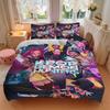 3pcs bedding set K-Pop Demon Hunters Includes 1 Comforter + 2 Pillowcases, Without Pillow Inserts, Soft Comfortable,a0909190