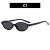 Trendy Retro Small Oval Women Sunglasses Fashion Round Steampunk Women'S Sunglasses Shades Fashion Ladies Shades  Uv400