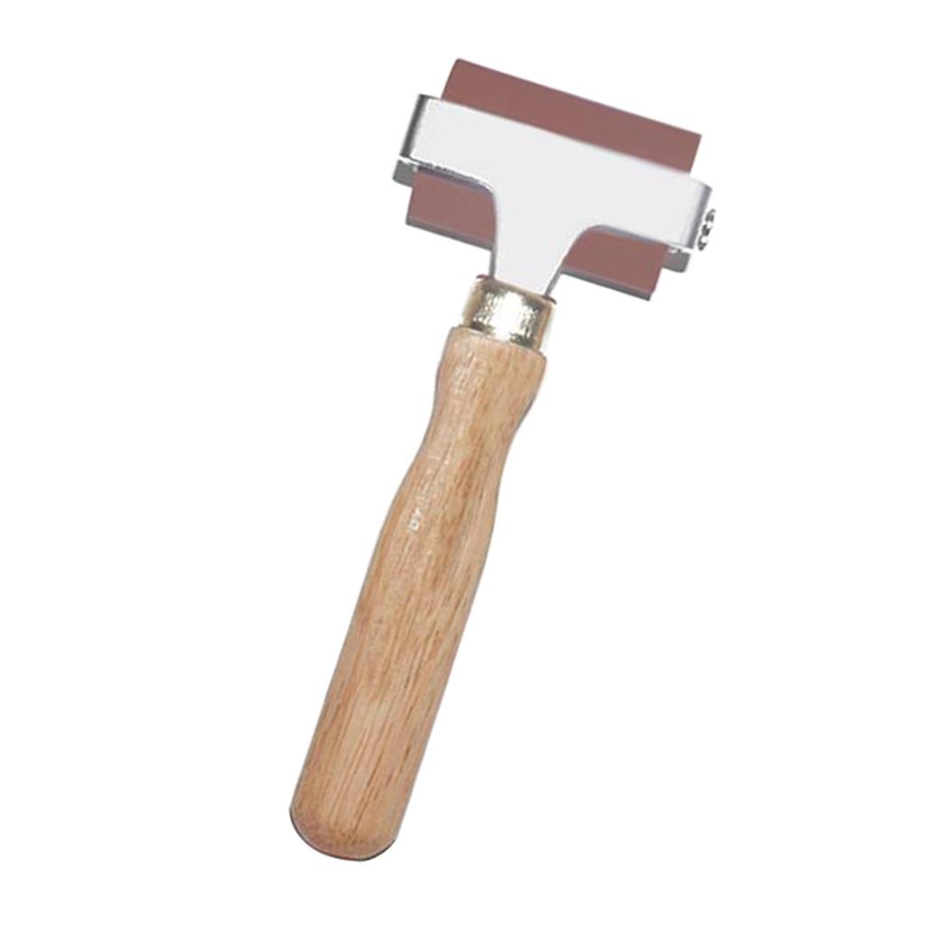 Heavy Duty Soft Rubber Brayer Roller, Ink Applicator Roller, Brush Art Craft for Printing Oil Painting Wallpaper Tool