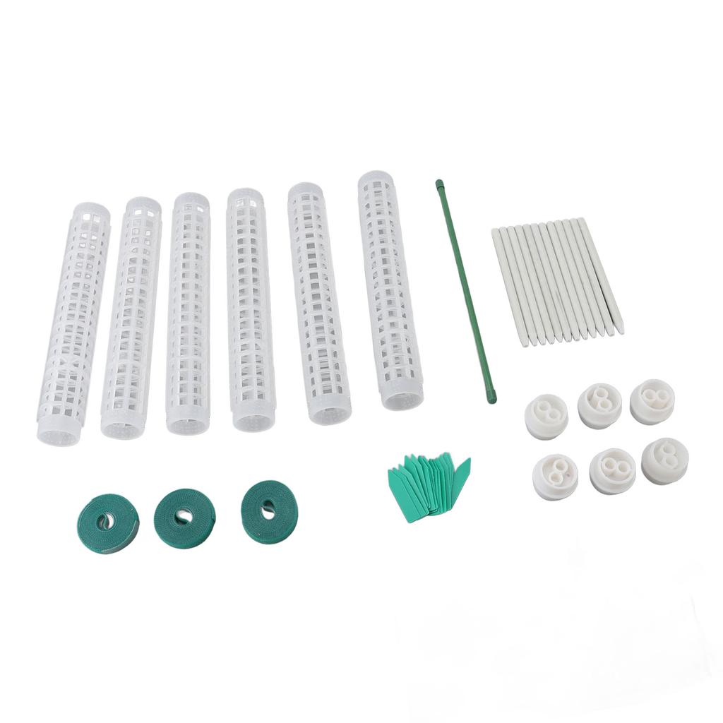 6PCS Plastic Moss Poles for Monstera Small Medium Climbing Plants 10 Inch Stackable Plant Support