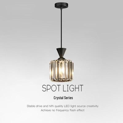Modern Luxury Crystal Pendant Lamp for Bedroom or Bar