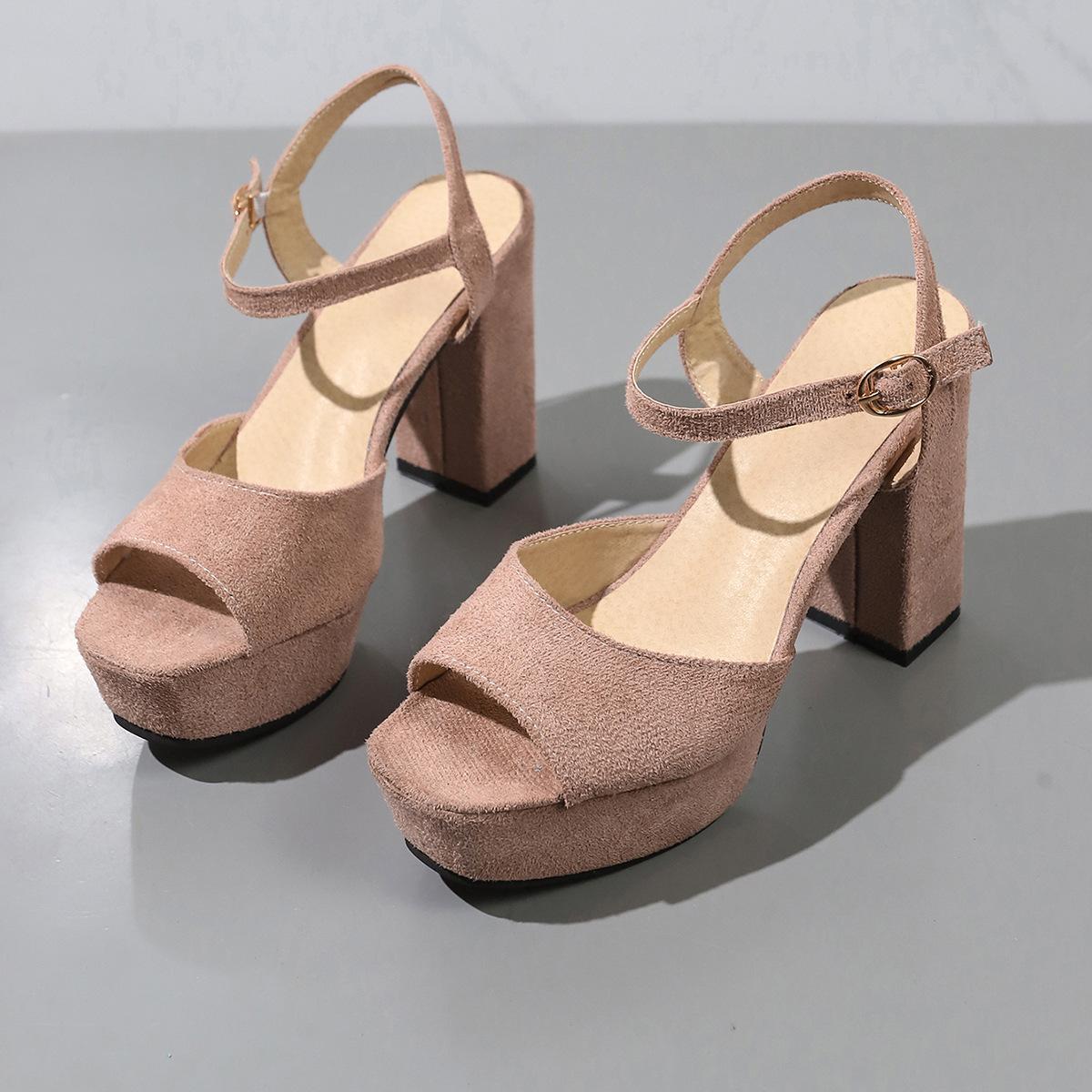 Fashion 2024 Summer Black High Heel