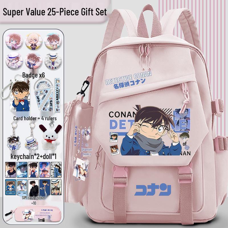Detective Conan x Kaito Kid Large Capacity Backpack for Students
