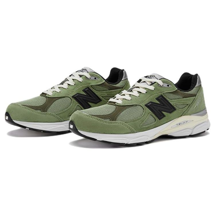 JJJJound X New Balance 990v3 Made In USA Olive Unisex Sneakers Green M990JD3