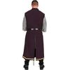Handmade Embroidery Medieval Halloween Knight Viking Tunic Cosplay Costume Sleeveless Shirts Men's Costumes Renaissance Surcoat Tabard LARP