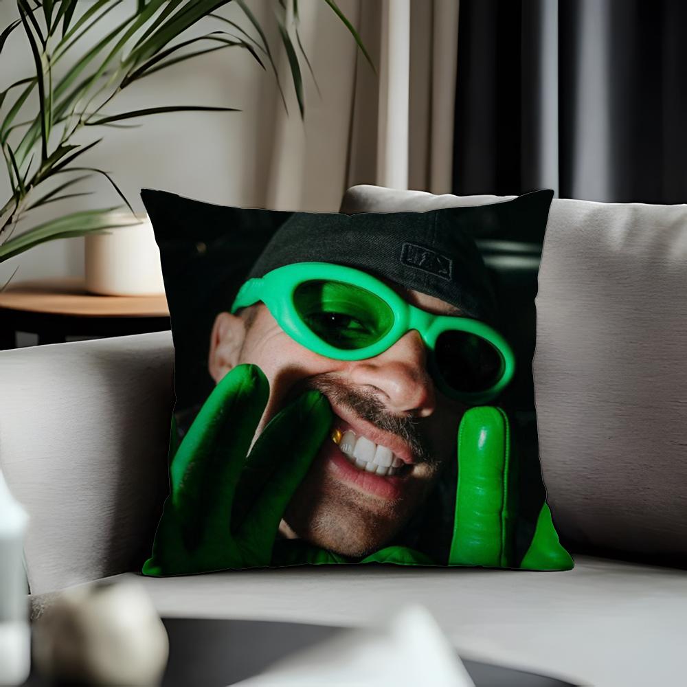 Trending Ffeidiou Cushion Cover Antidustmite Pillowcase Invisible Zipper Silky Short Plush Sofa Cushion Cover