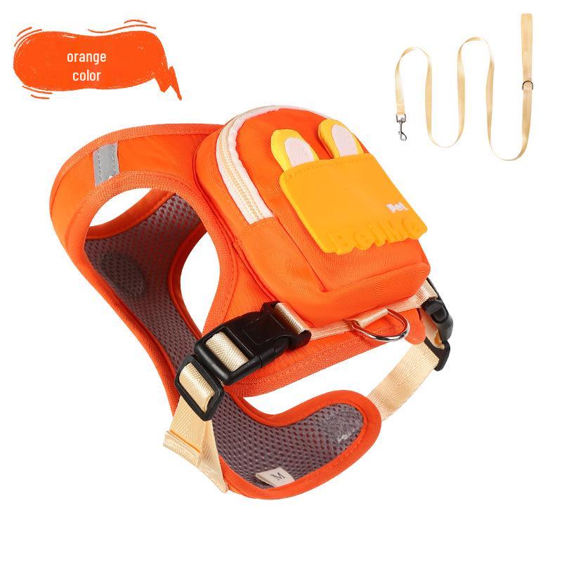 Pet Cartoon Self-Backpack: Small Dog/Cat Outdoor Travel Carrier