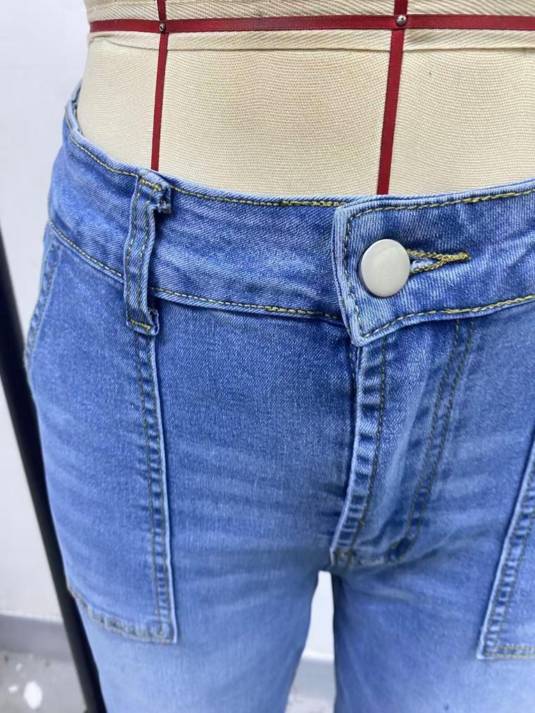 2025 Neue Weite Straight-Leg Damenjeans - Bequem und Modisch, Europäischer und Amerikanischer Stil