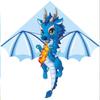 Fire & Ice Pterodactyl Dragon Kite for Kids - Cartoon Flying Kite Adventure