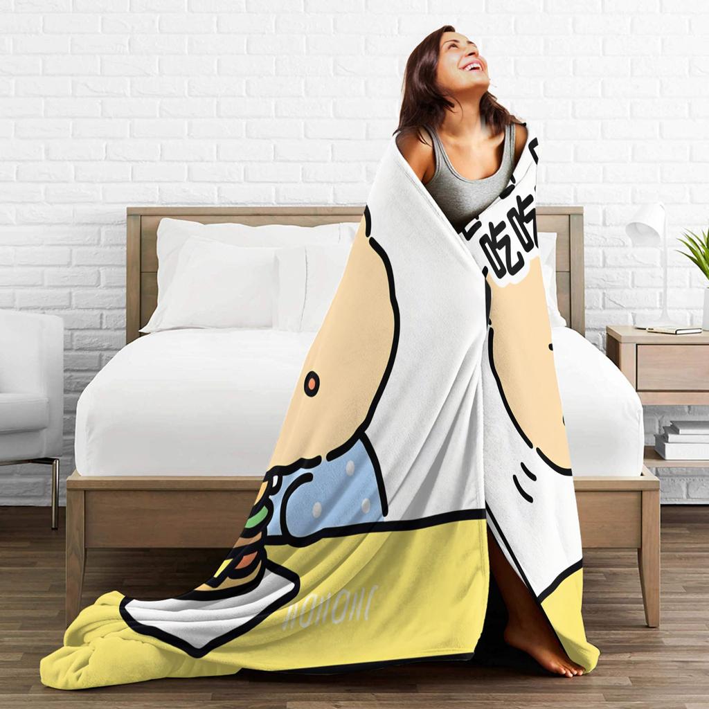 Cute M-Manggom Blanket Super Soft Throw Blanket Winter Adults Home Decor Camping Bedspread