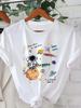 Unisex Suitable Summer And Spring Creative Astronaut Pattern  Casual Shortsleeve Casual Streetwear Tops Tees