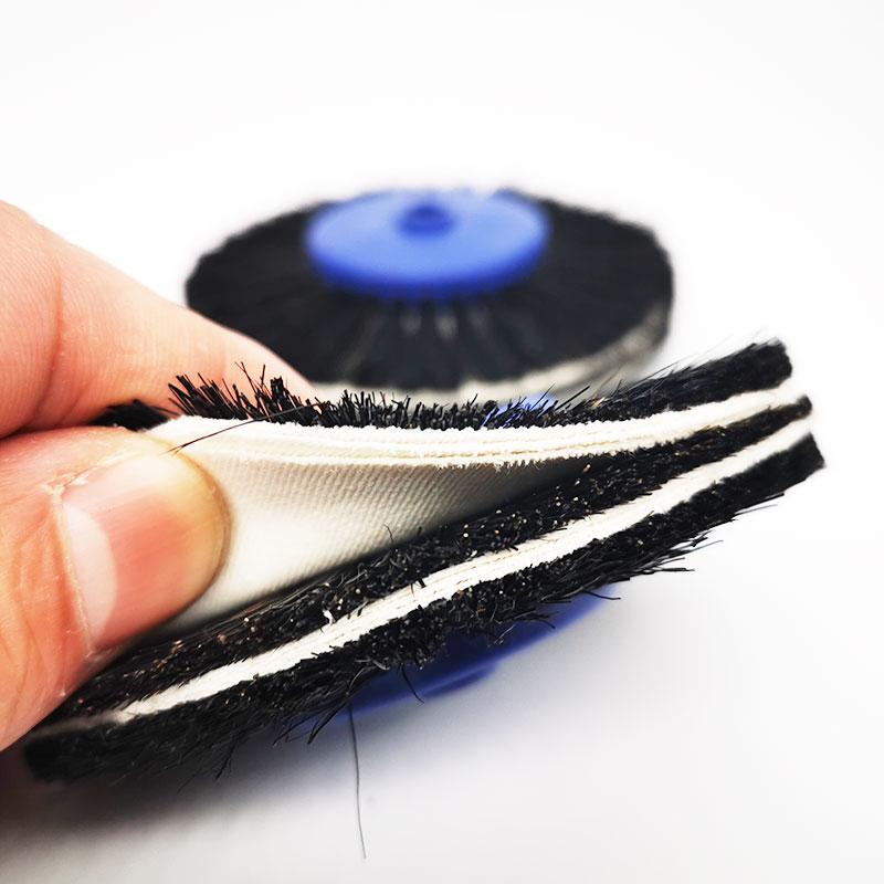 

5Pcs Dental Laboratory Latch Polishing Brush Dentistry Odontologia Wheel Rotary Tool Black Buff Low Speed Micro Motor Cloth Inside