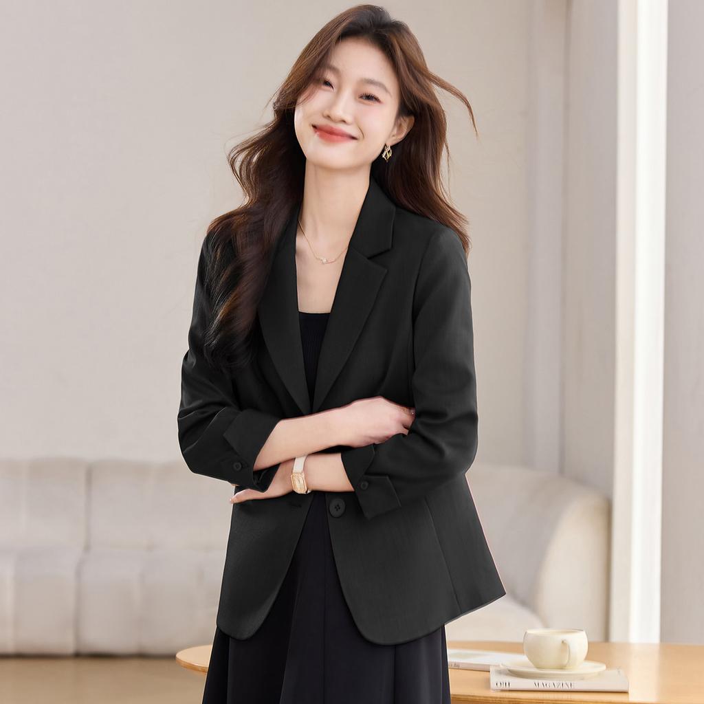 Summer Outerwear for Women, Casual and Versatile, Fashionable and Casual, Women's Suit, Small Jacket, High-end and Versatile, Women's Top