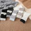Wool Socks Children'S Stacking Socks Season Warm Color Matching Double-Layer Mouth Piled And Thickened Winter Retro Medium Tube Socks Women