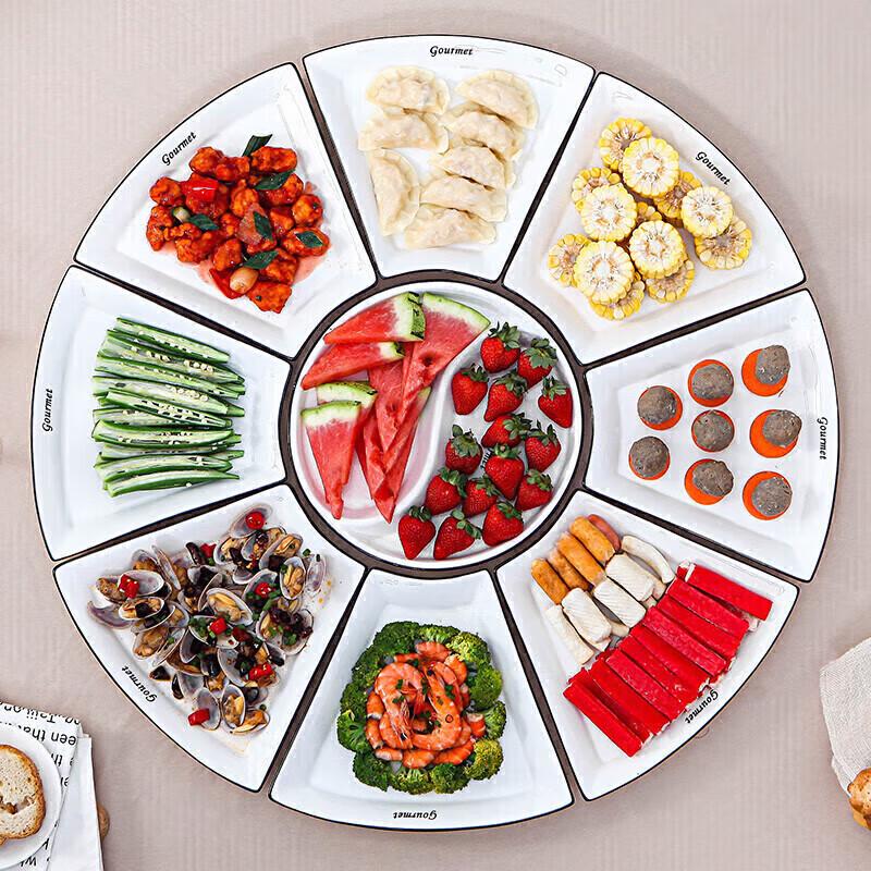 Youlaifu Ceramic Reunion Dinnerware & Serving Platter Set