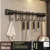 Estante Montado en Pared Estante de Almacenamiento para Especias Accesorios de Cocina Estante Soporte para Cuchillos de Cocina Colgador Estante Organizador de Estantes