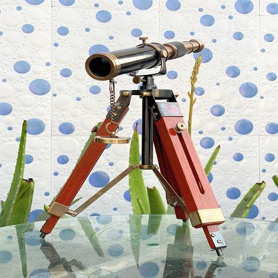 

Штатив для телескопа с регулируемой подставкой, настольный латунный телескоп, подарок для папы,