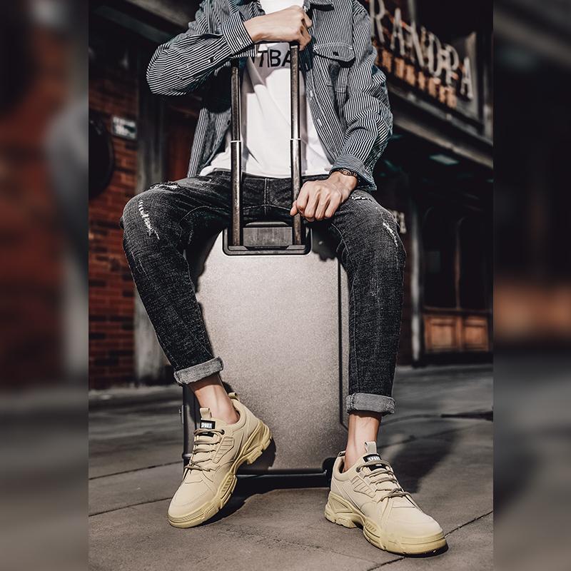 NEW Spring New Work Shoes Men Labor Protection Shoes Mens Casual Shoes  British Low Top Trendy Sports Men's