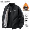 Men's Plush Lined Windproof Jacket