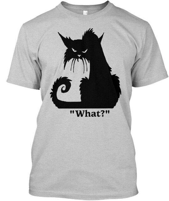 Cat-what - what Tee T-Shirt Made in the USA Size S to 5XL Unisex T-Shirt XXXL