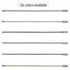 Rainbow Coated Steel Wire Keyring: Multi-Purpose Stainless Steel Snap Hook