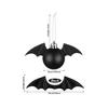 Halloween Geist Fledermaus Weihnachtsbaumschmuck Kugeln, Galvanisierte Mattfarbe Kugeln, Weihnachtsbaum Hängedekorationen, Party Set