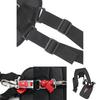 Premium Black Double Shoulder Harness For Brush Cutters And Grass Trimmers Forestry And Agriculture Use