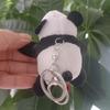 Adorable Panda Plush Keychain Animal for Kids Cute Backpack Accessory with Key Ring Soft Toy Doll Gift