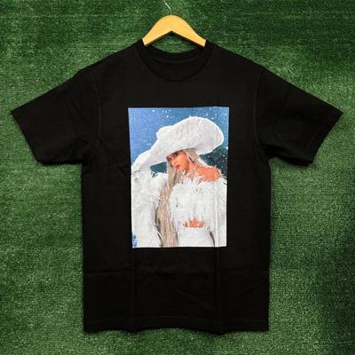 Beyonce Cowboy Carter Ho Ho Ho Down Icy Black T-shirt Size Medium