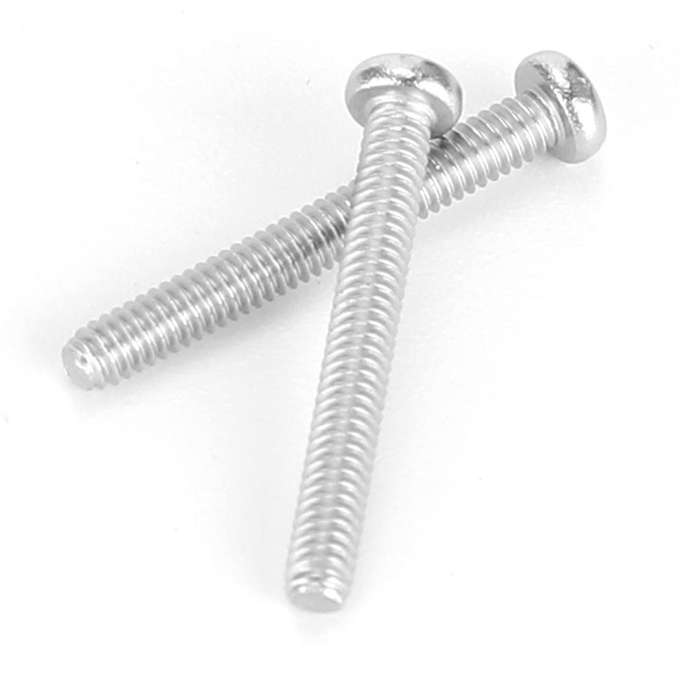 662PCS M2 Screw Set 304 Stainless Steel Pan Head Cross Machine Screw+Flat Elastic Washer+Nut