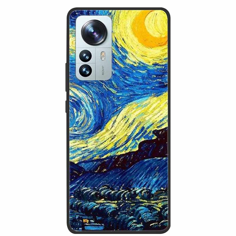 For Xiaomi 12T Pro Phone Case Cover Lion Wolf Black Soft Silicone Case For Xiaomi 12T Pro Back Cover Case 12 T 12TPro Funda Capa