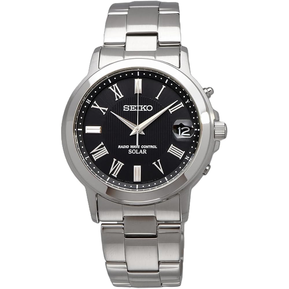 Seiko Watch SBTM191 Seiko Selection Men's Solar Radio-Controlled Watch