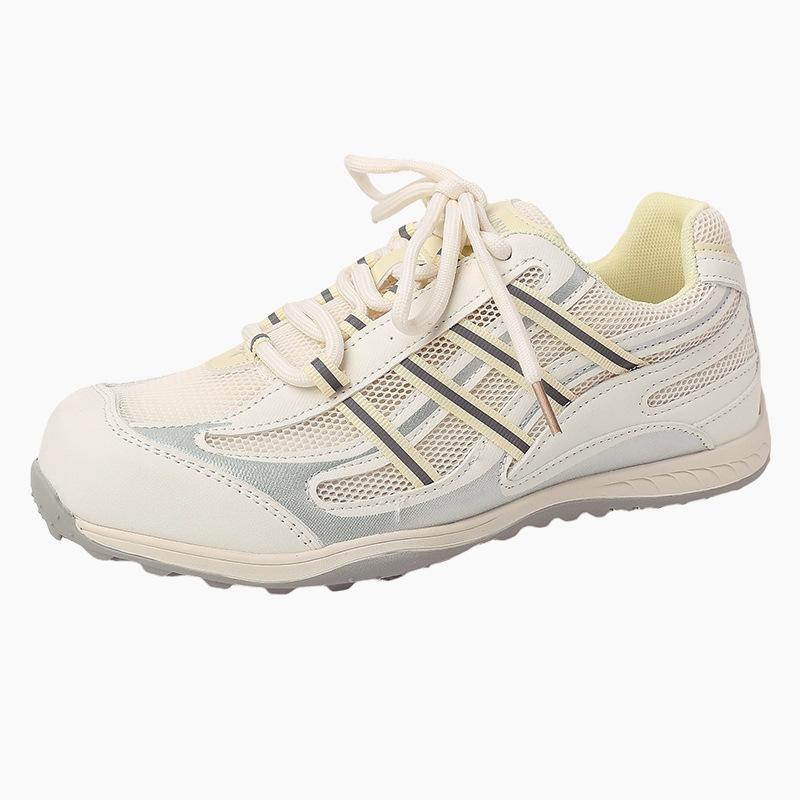 Breathable design sense casual women's summer new versatile mesh comfortable retro fashion