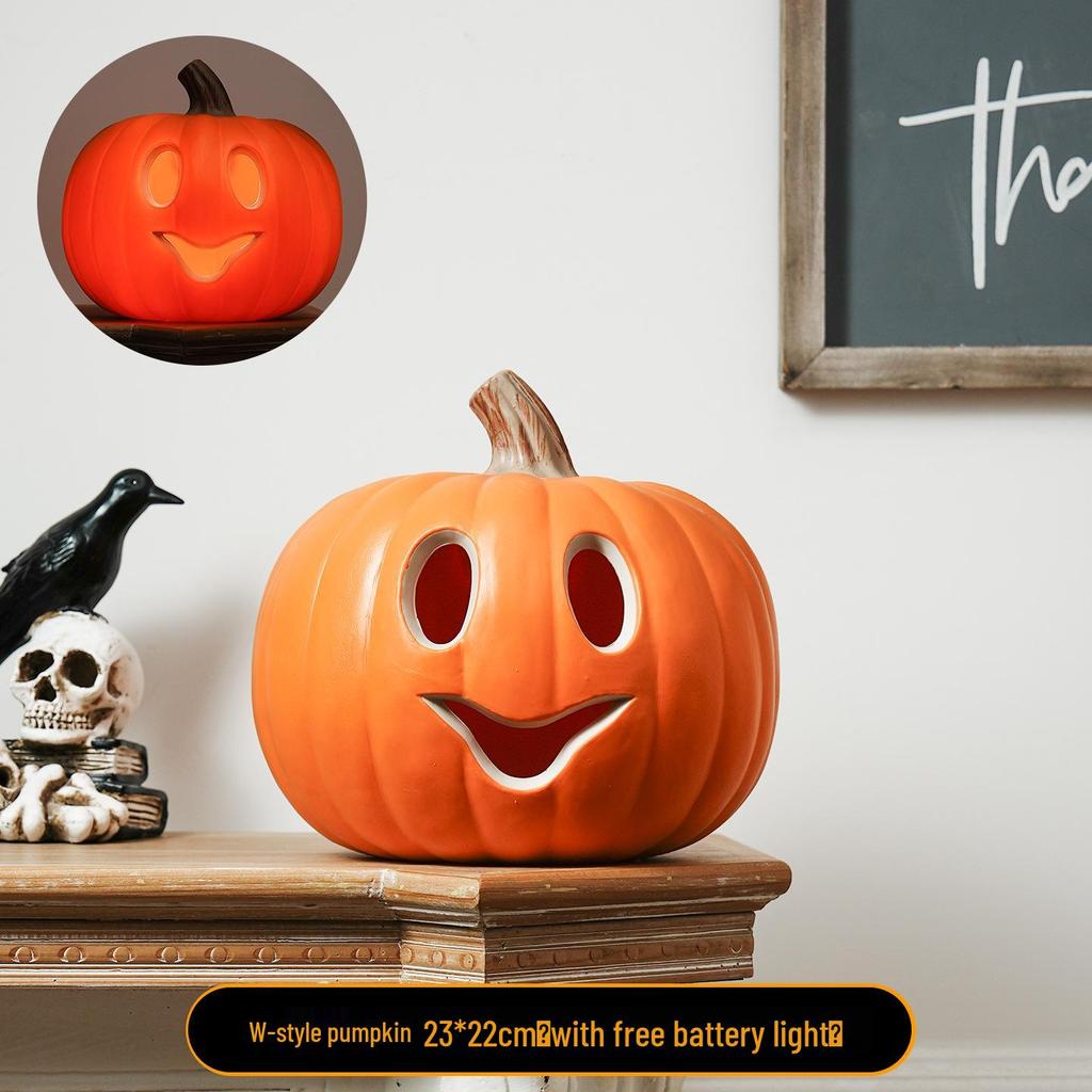 Große Halloween-Kürbis-Laterne für Innen-/Außen dekoration
