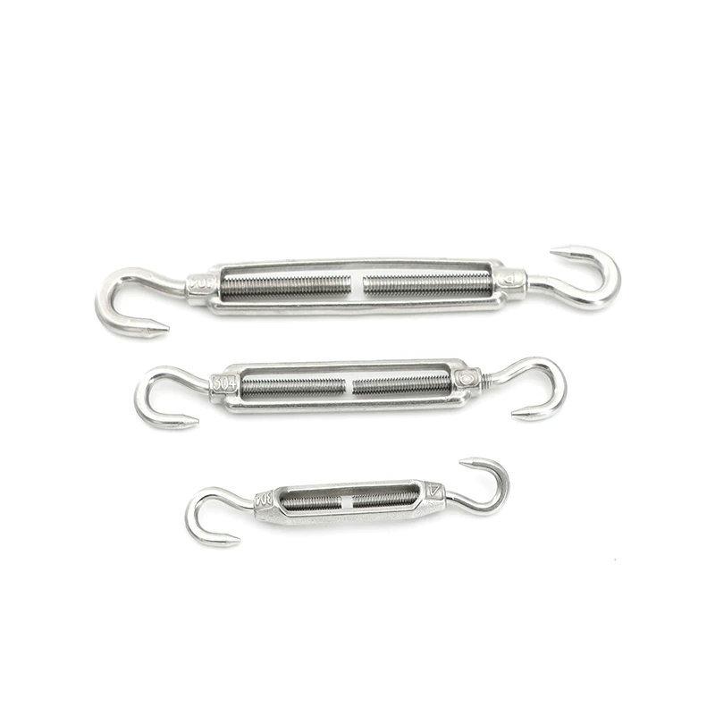 Stainless Steel 304 Adjust Chain Rigging Hooks & Eye OC OO CC Type Turnbuckle Wire Rope Tension Device