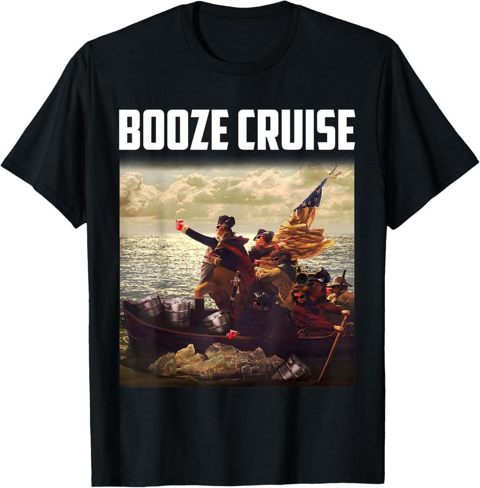 Political Party Booze Cruise Shades & Red Cups T-Shirt Unisex T-Shirt M