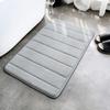 Set Of 2 NonSlip Bath Mats Quick Dry Rugs Polyester Carpet Easy To Clean Bathmat Machine Washable