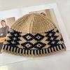 New Style Knitted Woolen Hat for Women with Large Head Circumference in Autumn and Winter Fashionable and Versatile Face Showing Small Cold Hat