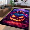 Halloween-Themed Carpet, Spooky Pumpkin, Haunted House Design Suitable for use as an anti-slip for living room bedroom sofas