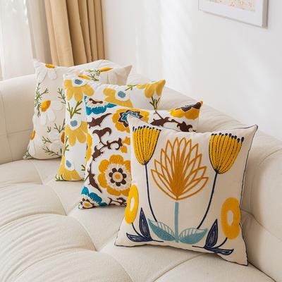 Simple Style Pillowcase Small Fresh Pillowcase Home Pillowcase Living Room Sofa Decoration Cushion Cover