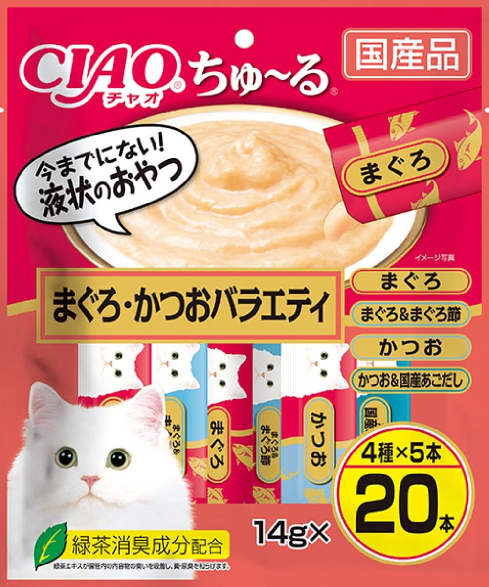 

CIAO Cat Treats Churu Variety 14г Тунец/бонито (х 20)