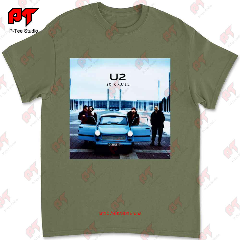 

U2 So Cruel Rock Music Band Logoblack T-shirt T365 4XL