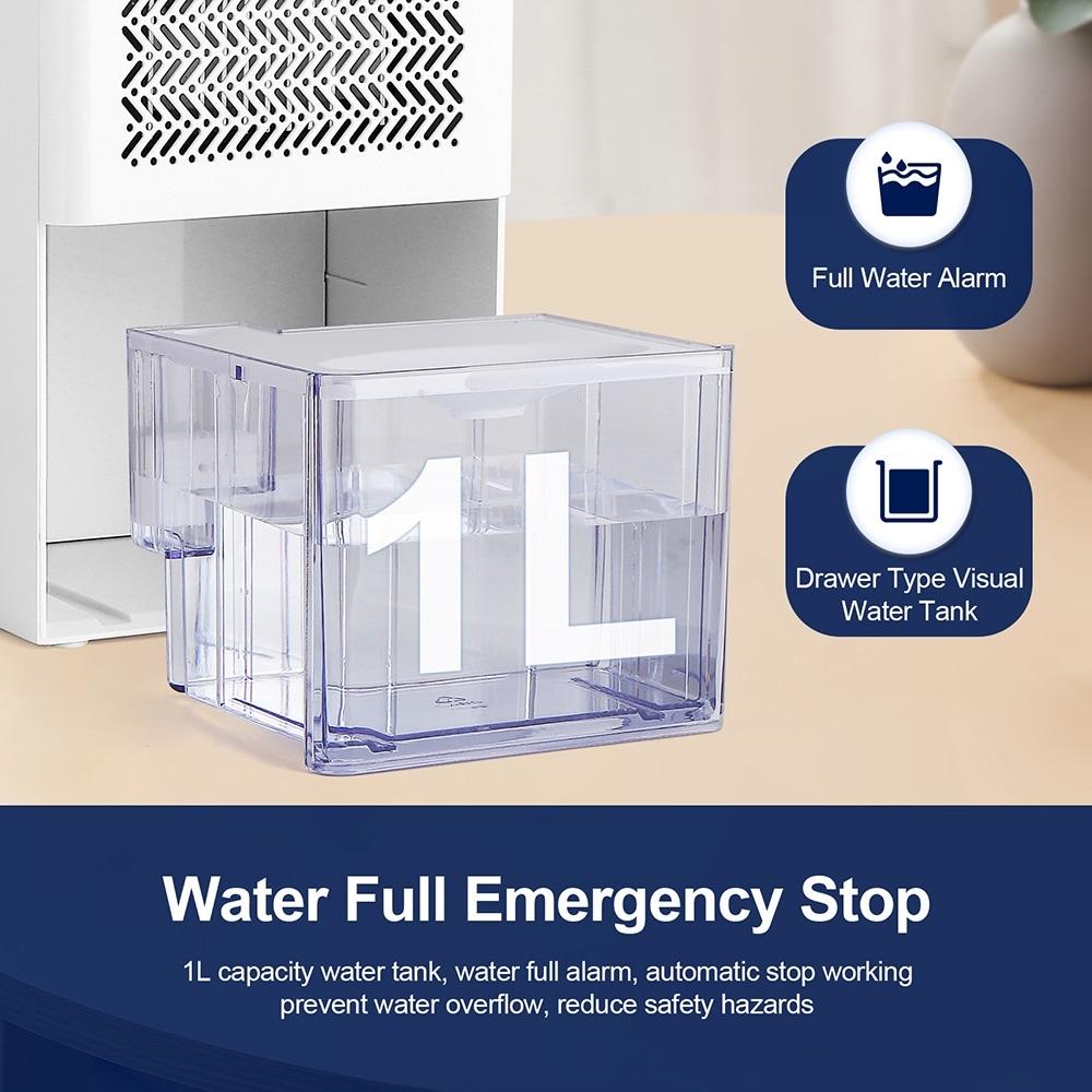 1L Small Dehumidifier Mini Air Dehumidifier Home Moisture Absorbers Indoor Air Dyer for Fresh Air