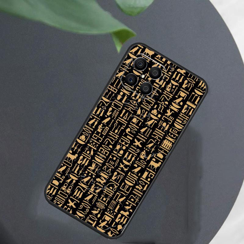 Egyptian Hieroglyphics Symbols For Honor Magic 8 7 6 Pro Case For Honor Win RT X9d X9c X9b X9a X8c X8b 50 70 90 200 400 Lite