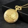 2pcs/set, Fashion Classic Men's Pocket Watches, Vintage Mens 'DAD' Quartz Pocket Watch Men Necklace Watch, Ideal Choice for Gifts To Father.