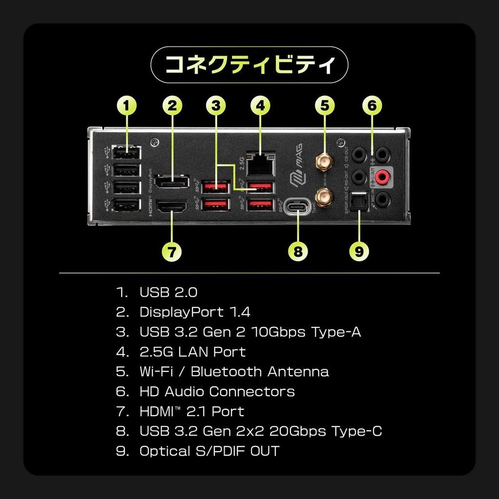 MSI MAG B760 TOMAHAWK WIFI DDR5 Generation Intel B760 Chipset ATX Motherboard MB5989 14th/13th/12th (LGA1700)